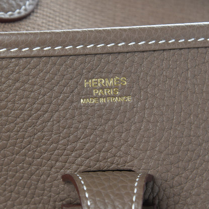 Hermes Taurillon Clemence Evelyne III PM Etoupe 6 of 7