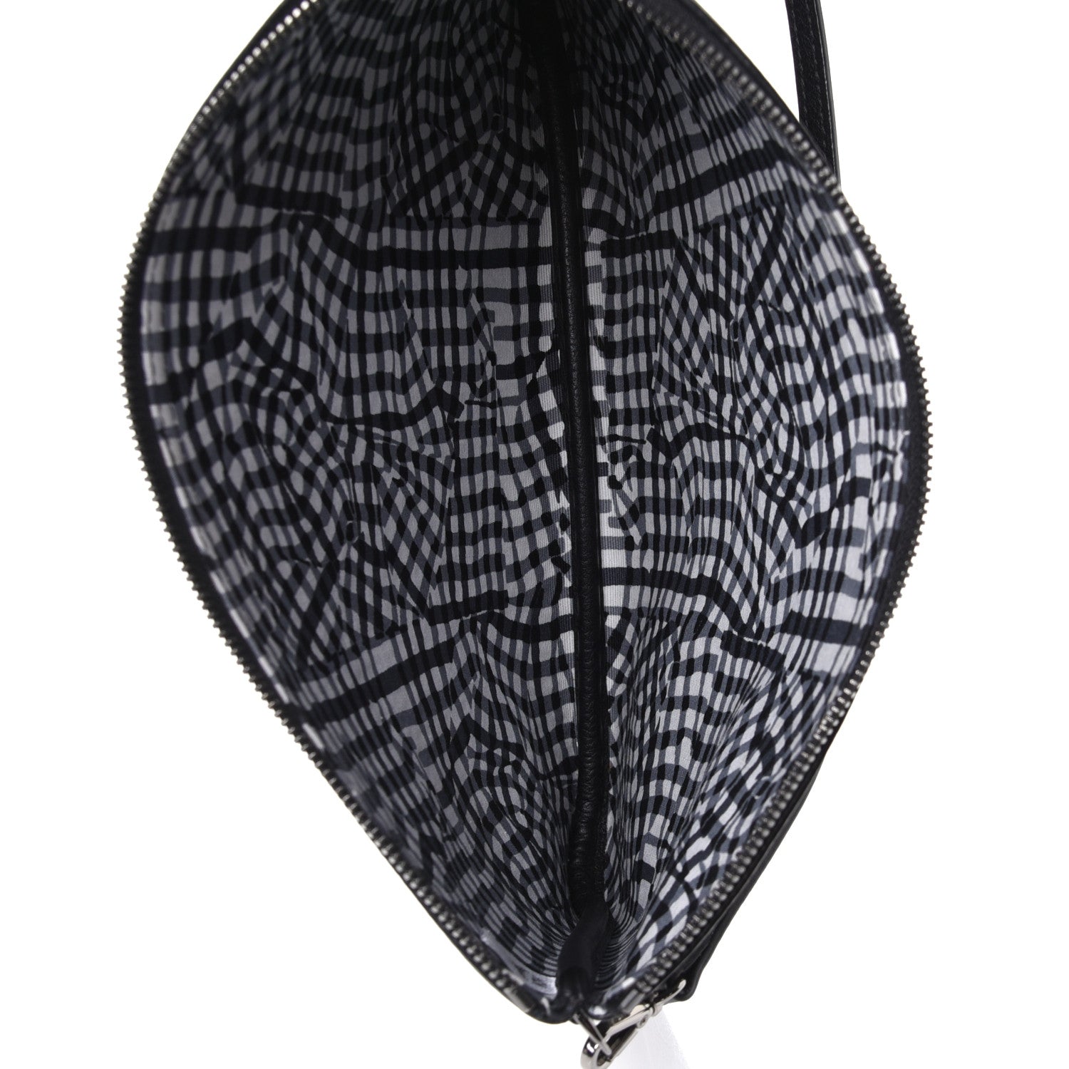 MCM Visetos Liz Shopper Tote Pouch Black 4 of 4