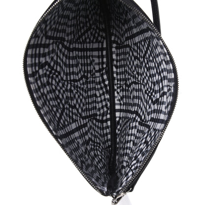 MCM Visetos Liz Shopper Tote Pouch Black 4 of 4