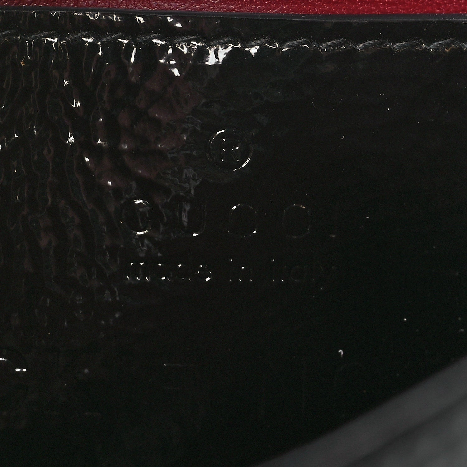 Gucci Crinkled Patent Mini Jackie Notte Bag Black 6 of 8