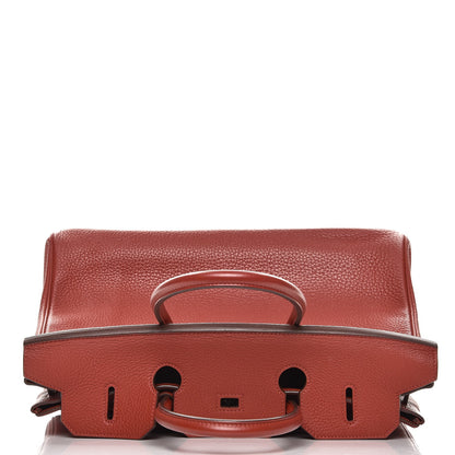 Hermes Taurillon Clemence Birkin 35 Rouge Venetian 22 of 36