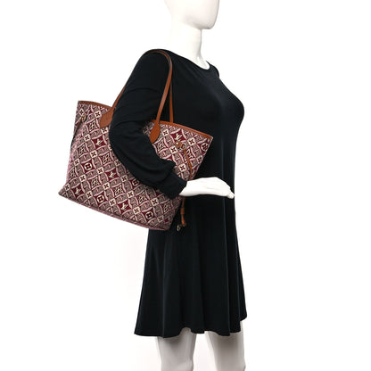 Louis Vuitton Jacquard Since 1854 Neverfull MM Bordeaux 3 of 9