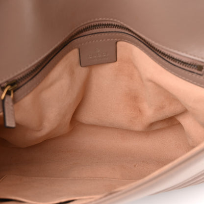 Gucci Calfskin Matelasse Medium GG Marmont Shoulder Bag Porcelain Rose 6 of 10