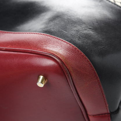 Burberry Prorsum Calfskin Raffia Check Tote 11 of 20