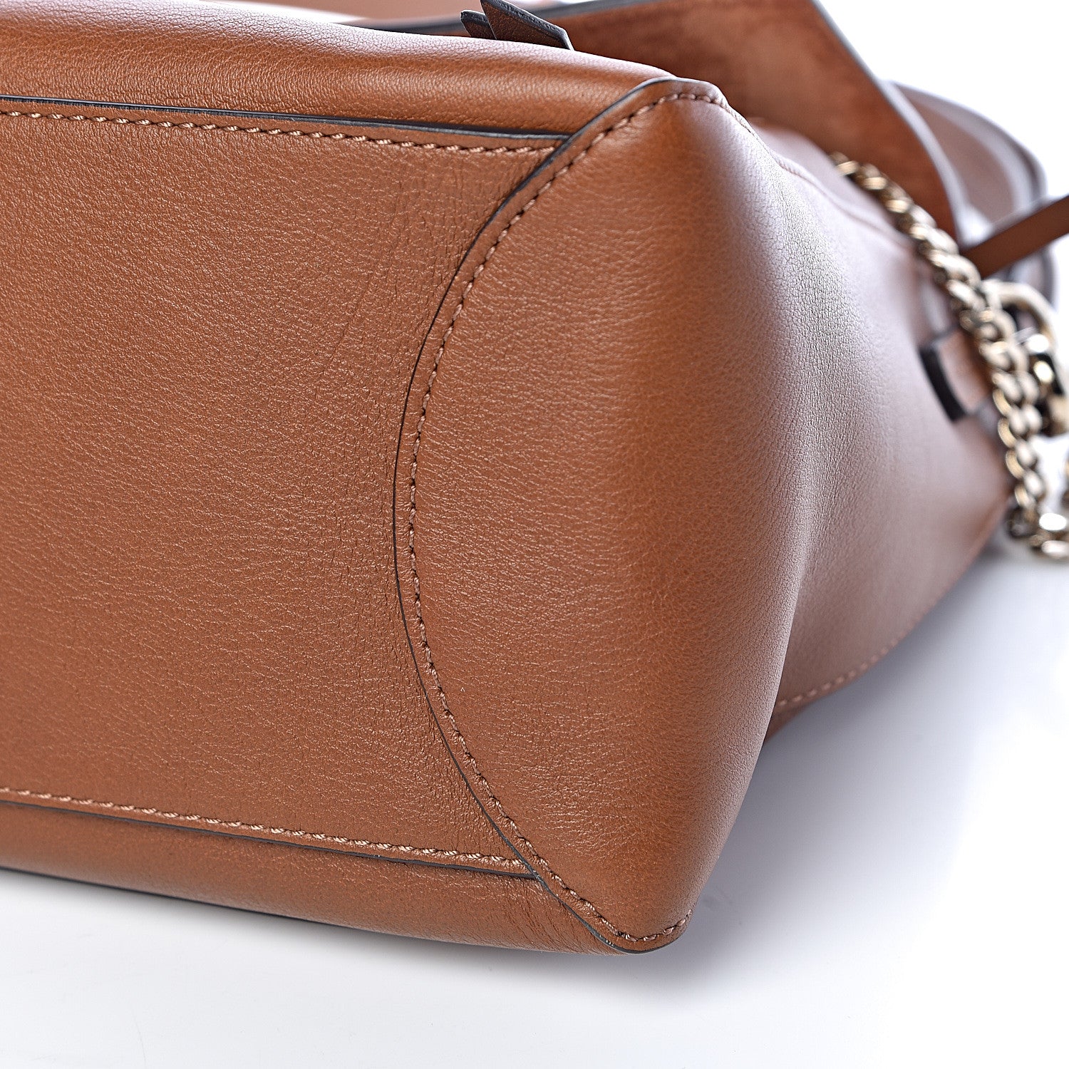 Chloe Calfskin Medium Faye Day Shoulder Bag Tan 11 of 12
