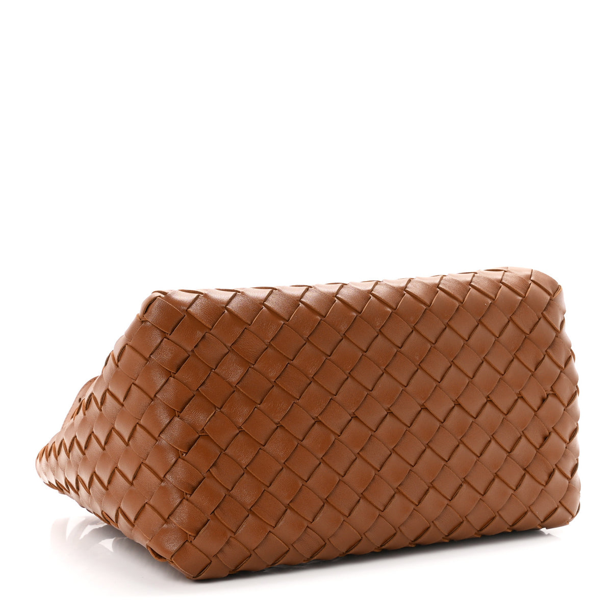 Nappa Intrecciato Medium Parachute Shoulder Wood
