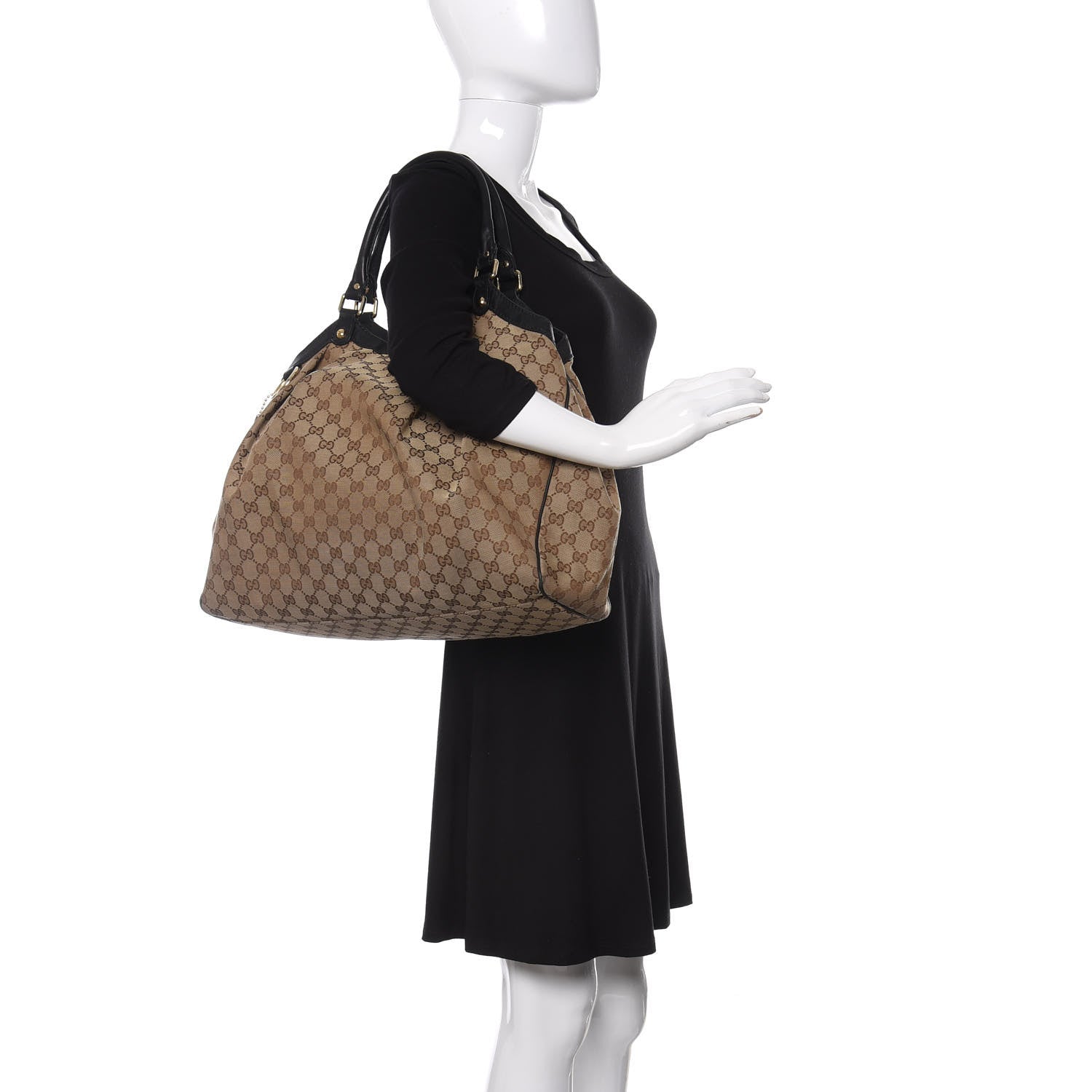 Gucci Monogram Large Sukey Tote Dark Brown 2 of 12