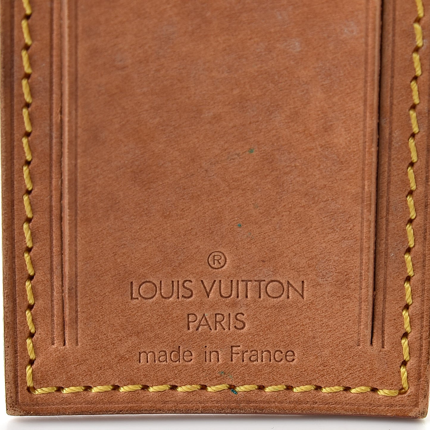Vachetta Luggage Tag