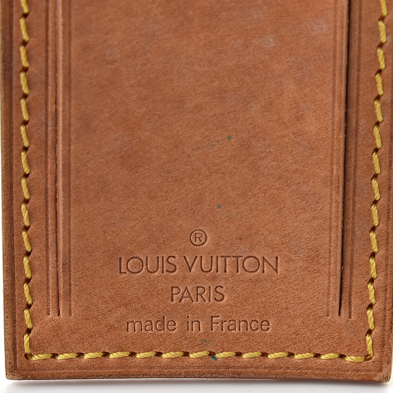 Louis Vuitton Vachetta Luggage Tag 3 of 6