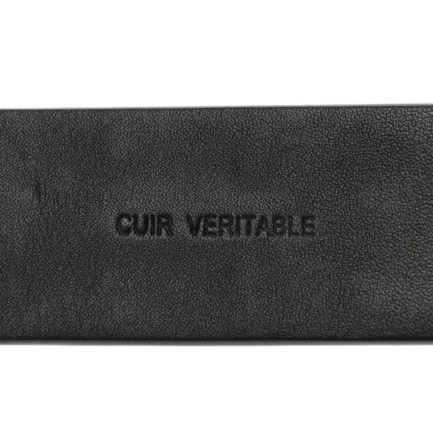 Lambskin Crystal Logo Belt 75 30 Black