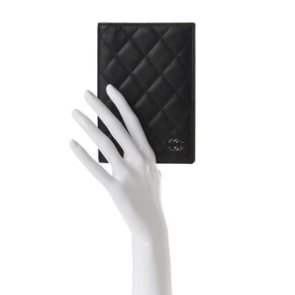 Chanel Caviar Quilted Passport Holder Black 2 of 7