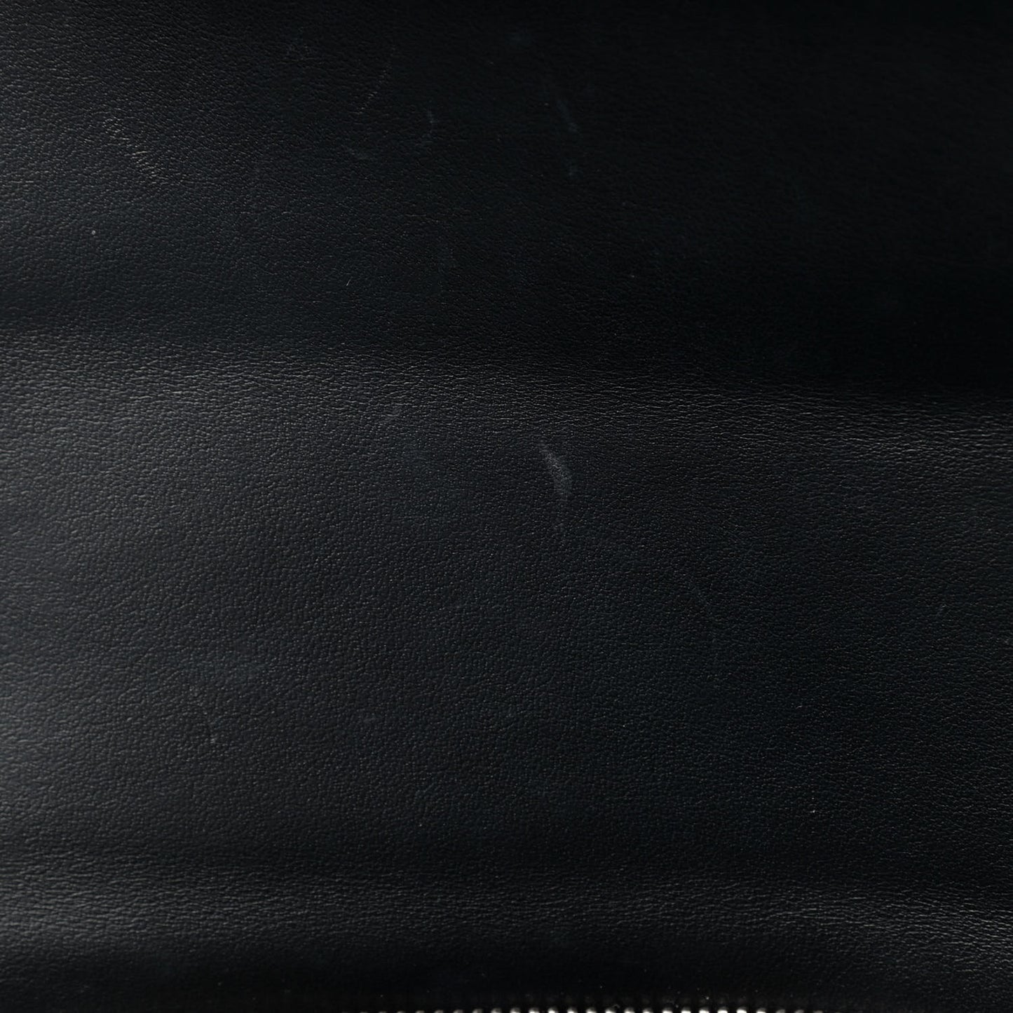 Soft Calfskin Impunture Diagramme Medium Chain Flap Shoulder Bag Black