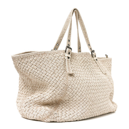 Bottega Veneta Perforated Intrecciato Tote Marmo 3 of 11