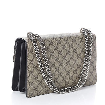 Gucci GG Supreme Monogram Small Dionysus Shoulder Bag Black 3 of 11