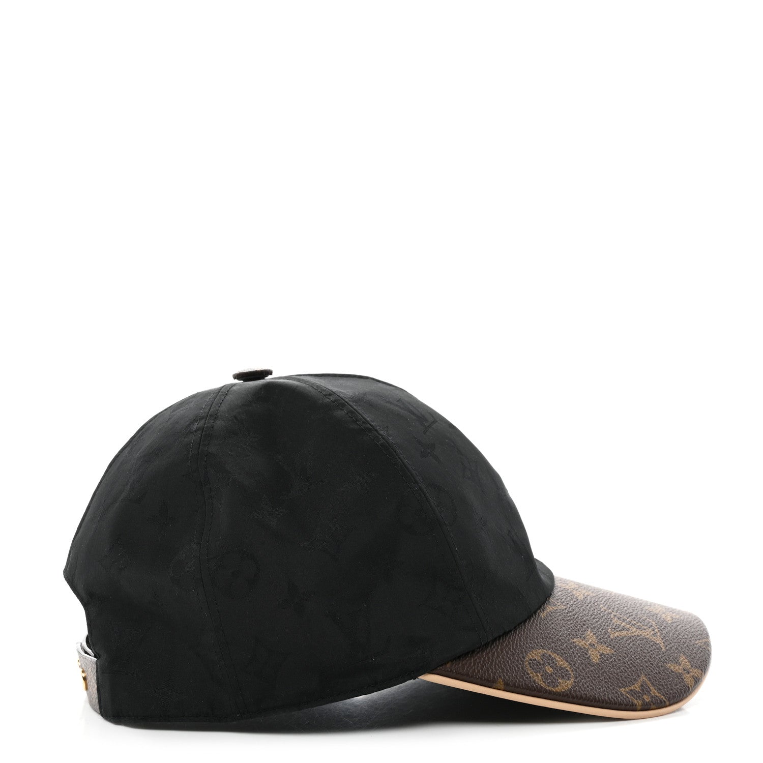 Louis Vuitton Polyester Silk Monogram LV Get Ready Cap M Black 5 of 8