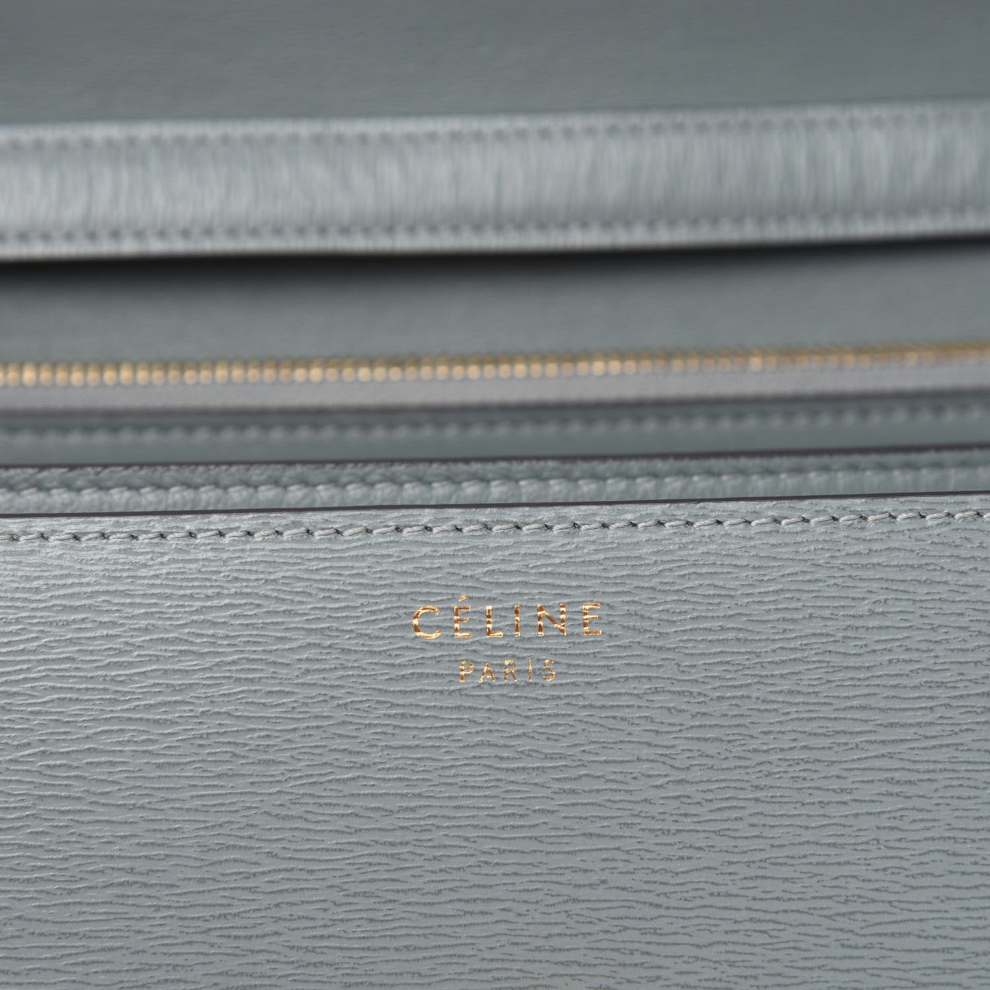 Liege Calfskin Medium Classic Box Flap Bag Storm