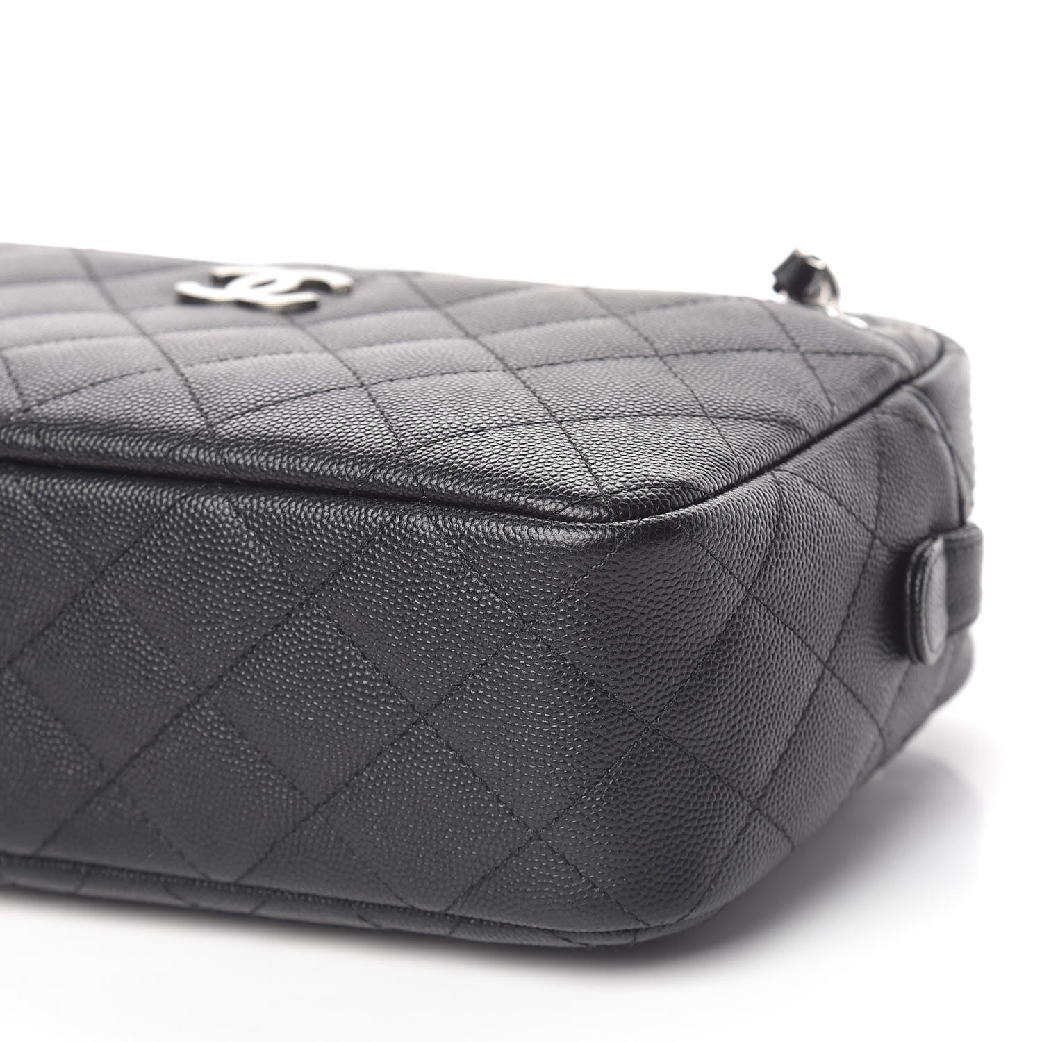 Chanel Caviar Quilted Camera Case Black 10 of 11