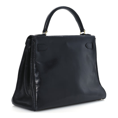 Hermes Box Kelly Retourne 28 Black 3 of 16