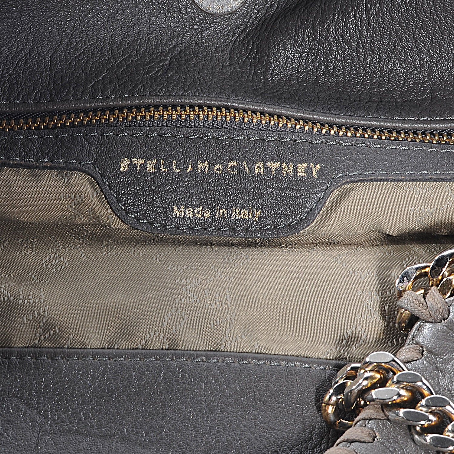 Stella McCartney Faux Leather Small Falabella Tote Grey 7 of 7