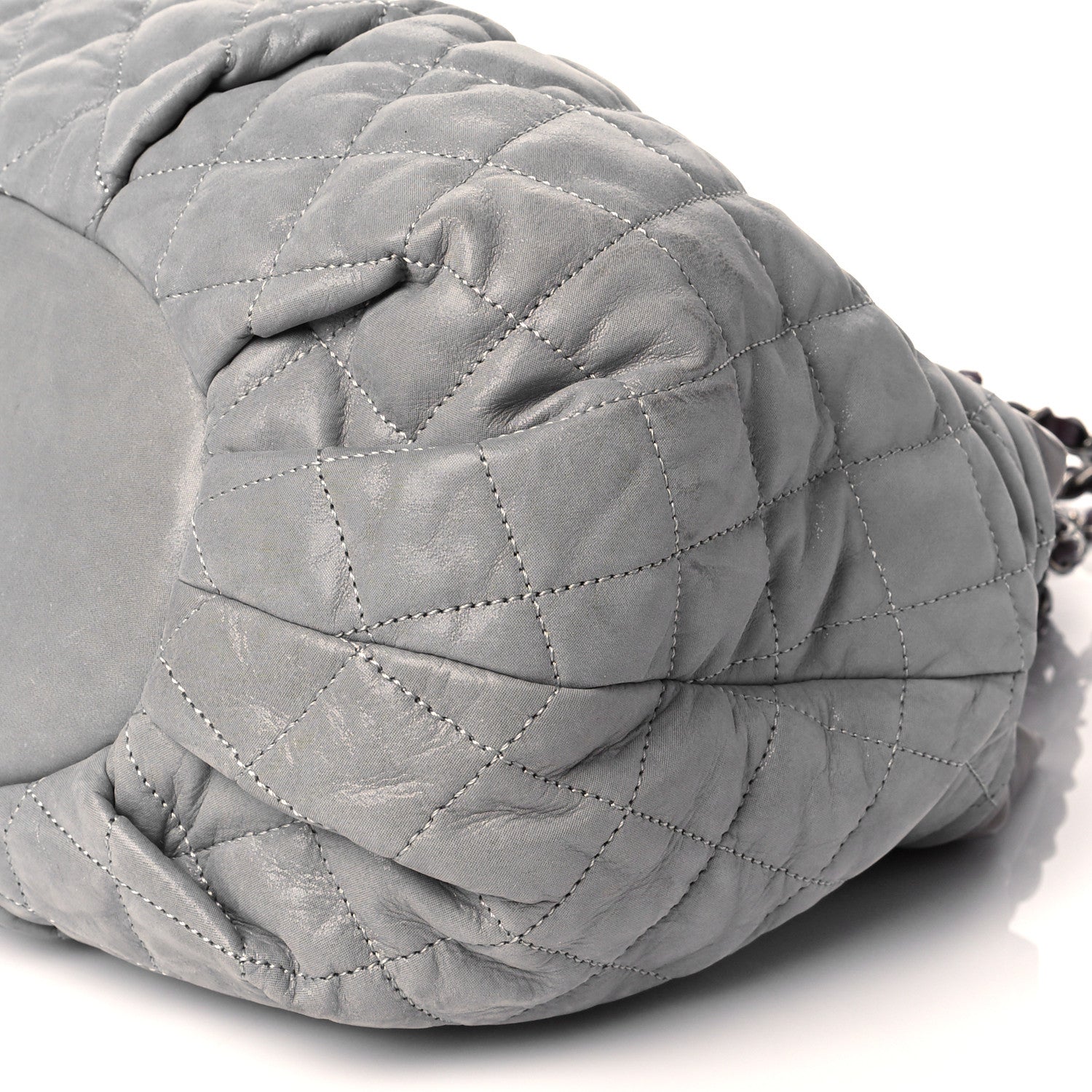 Chanel Iridescent Calfskin Quilted Small In The Mix Tote Grey 5 of 12