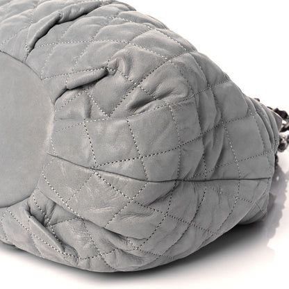 Chanel Iridescent Calfskin Quilted Small In The Mix Tote Grey 5 of 12