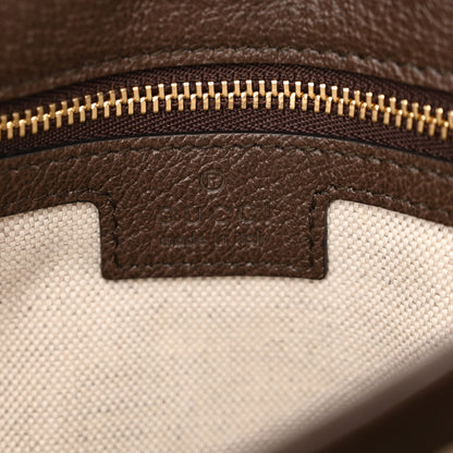 Gucci GG Supreme Monogram Textured Dollar Calfskin Web Medium Blondie Shoulder Flap Bag Beige Ebony New Acero 6 of 15