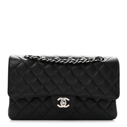 Chanel Caviar Quilted Medium Double Flap Black 1 of 10