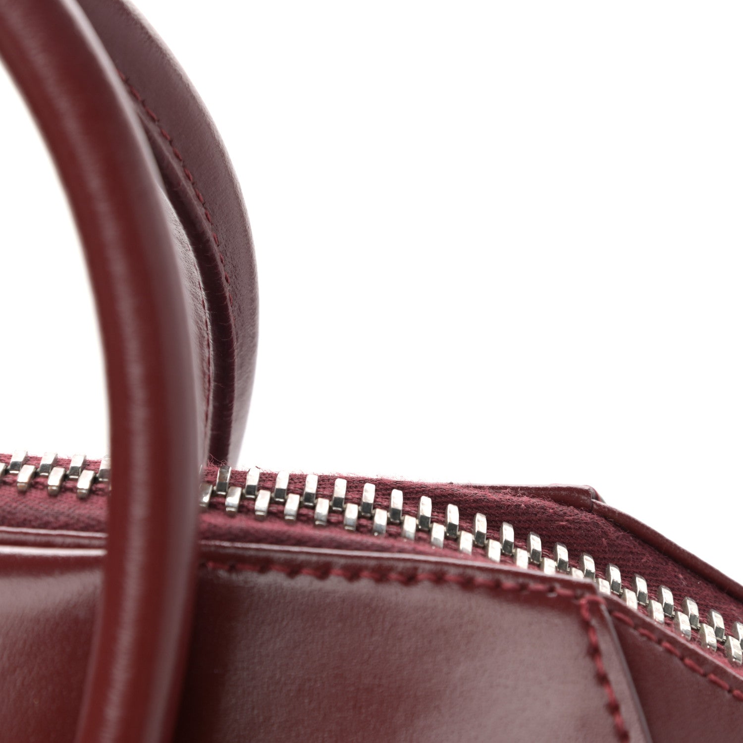Givenchy Shiny Lord Calfskin Medium Antigona Burgundy 11 of 17