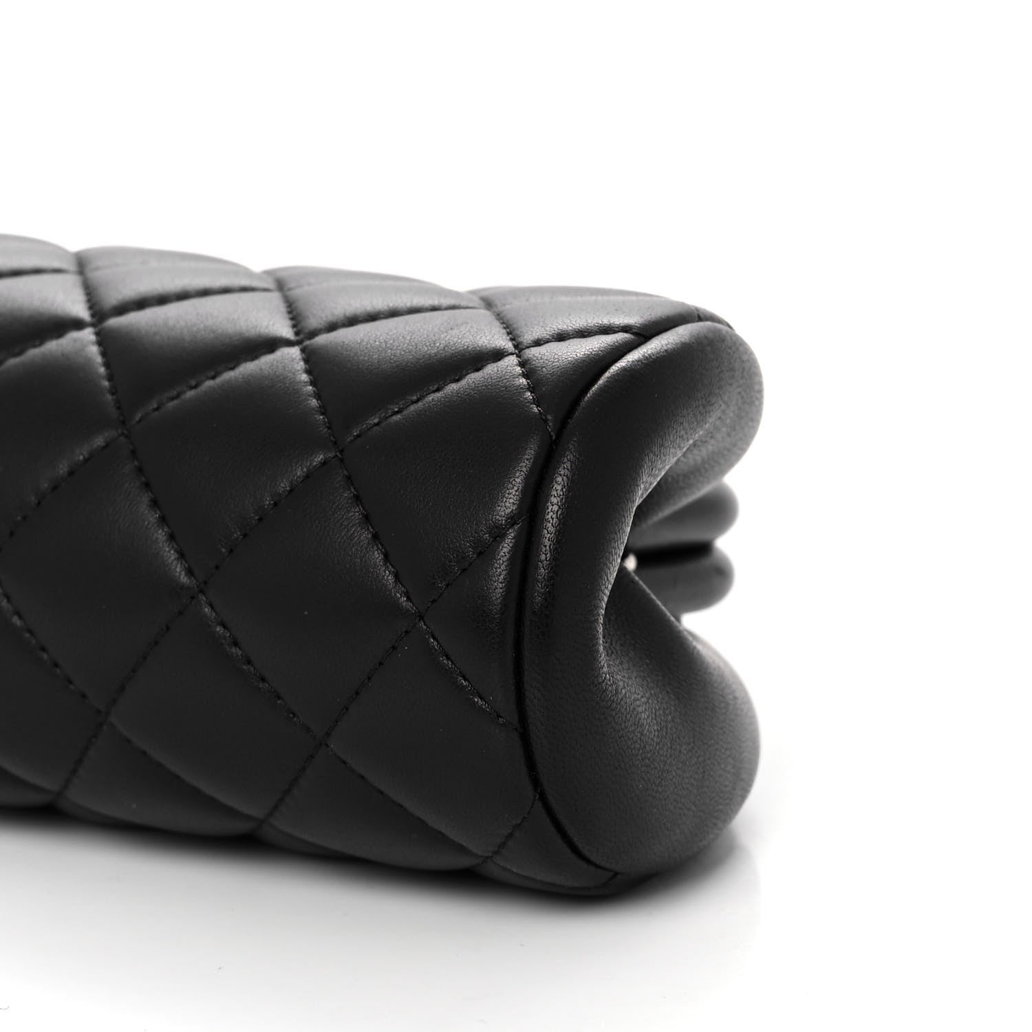 Chanel Lambskin Quilted Timeless Clutch Black 6 of 11