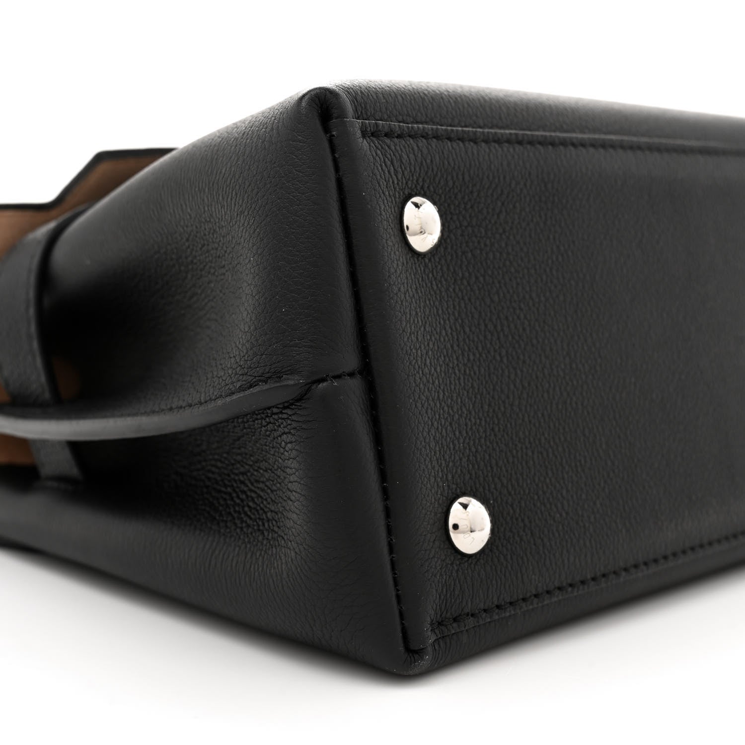 Louis Vuitton Calfskin Lockme Ever BB Black 8 of 9