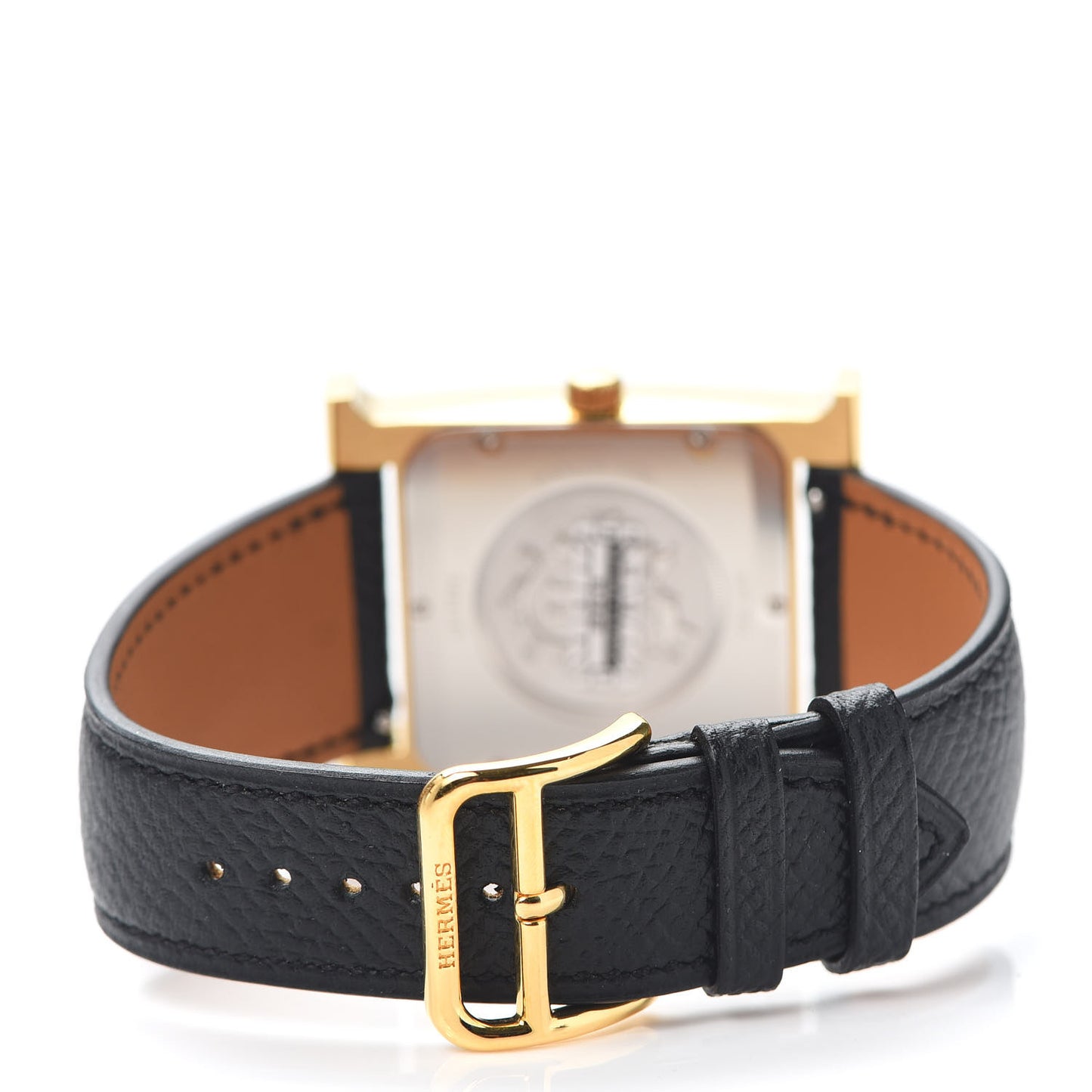 Stainless Steel Epsom 30.5mm Heure H Hour Quartz Watch Noir