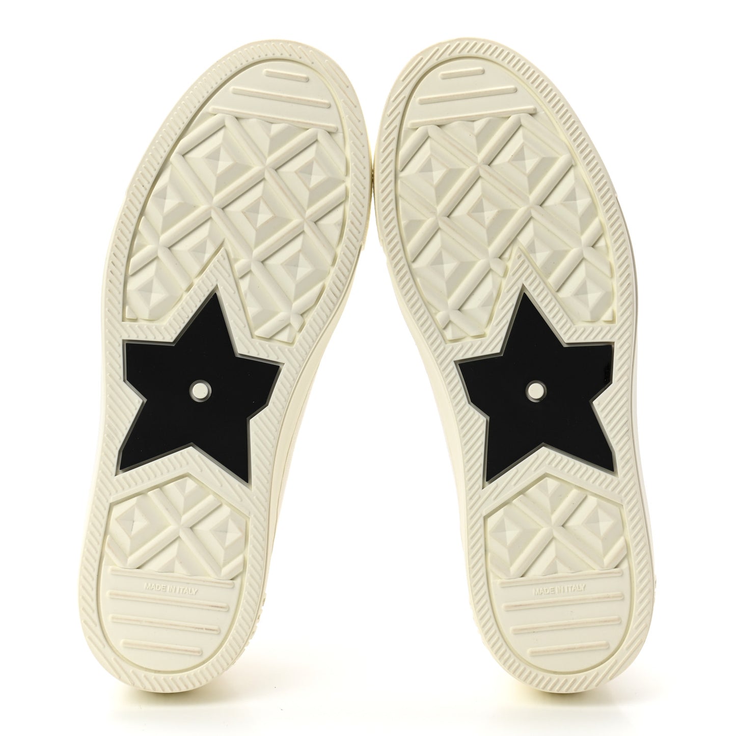 Canvas Dot Walk'N'Dior Low Top Sneakers 37.5 Milk