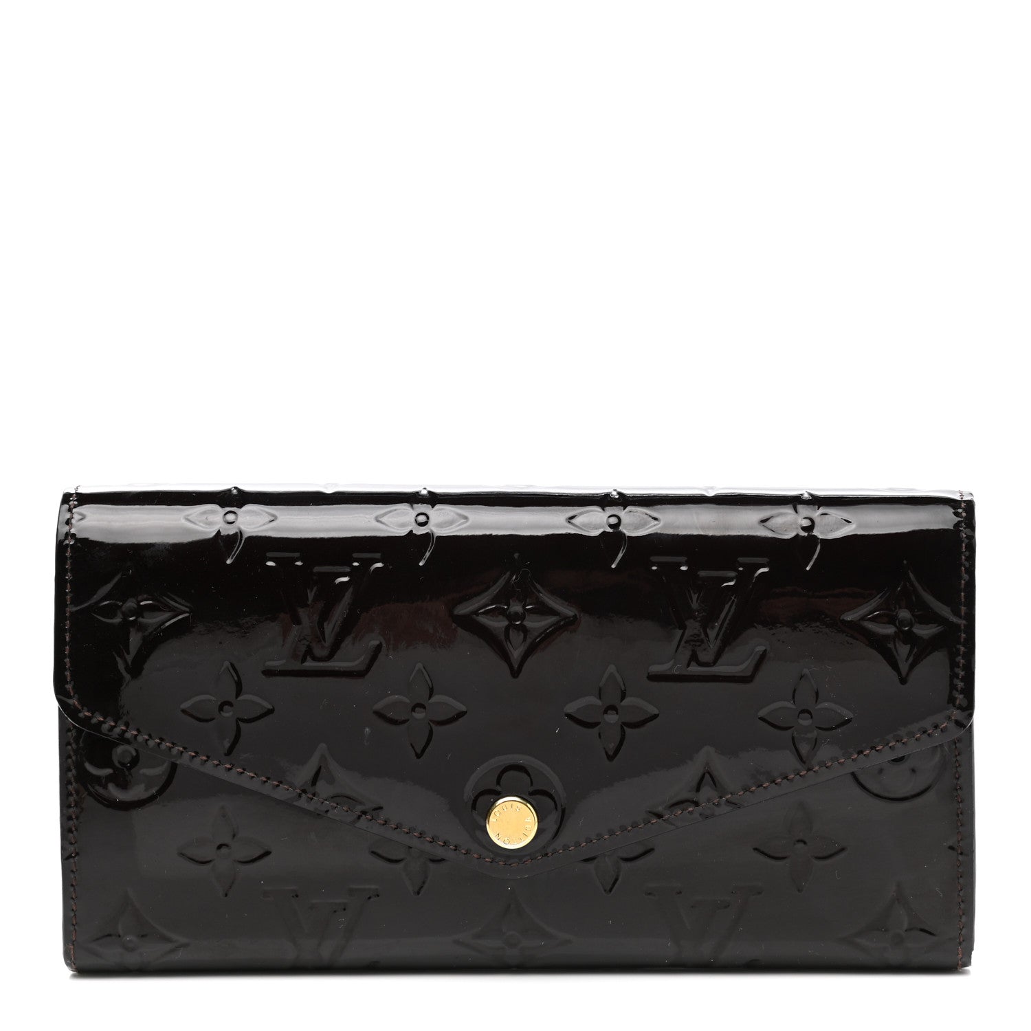 Louis Vuitton Vernis Sarah Wallet NM Amarante 1 of 6