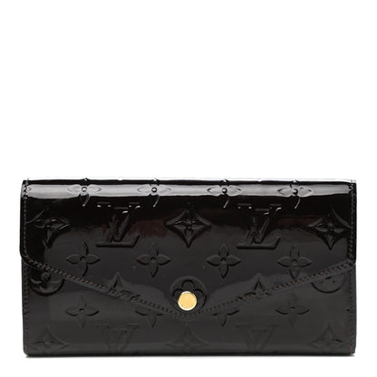 Louis Vuitton Vernis Sarah Wallet NM Amarante 1 of 6