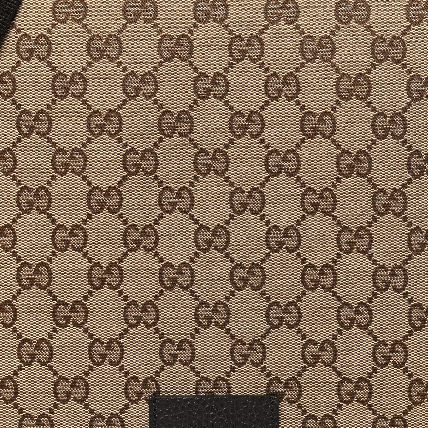 Gucci Monogram Flap Messenger Bag Beige Dark Brown 8 of 10