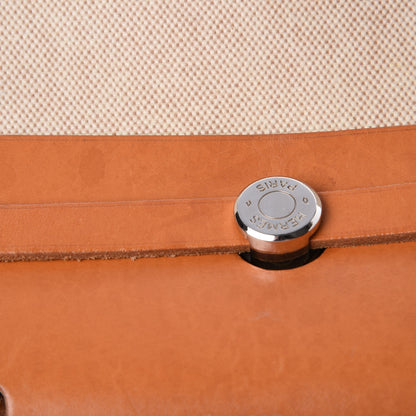Hermes Toile Vache Calfskin Herbag 39 MM Natural 16 of 37