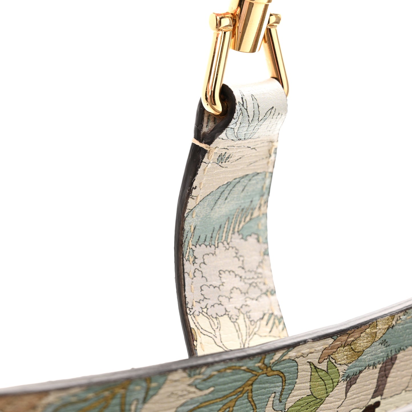 New Shangai Calfskin Tiger Savanah Small Jackie 1961 Hobo Chalky White Multicolor