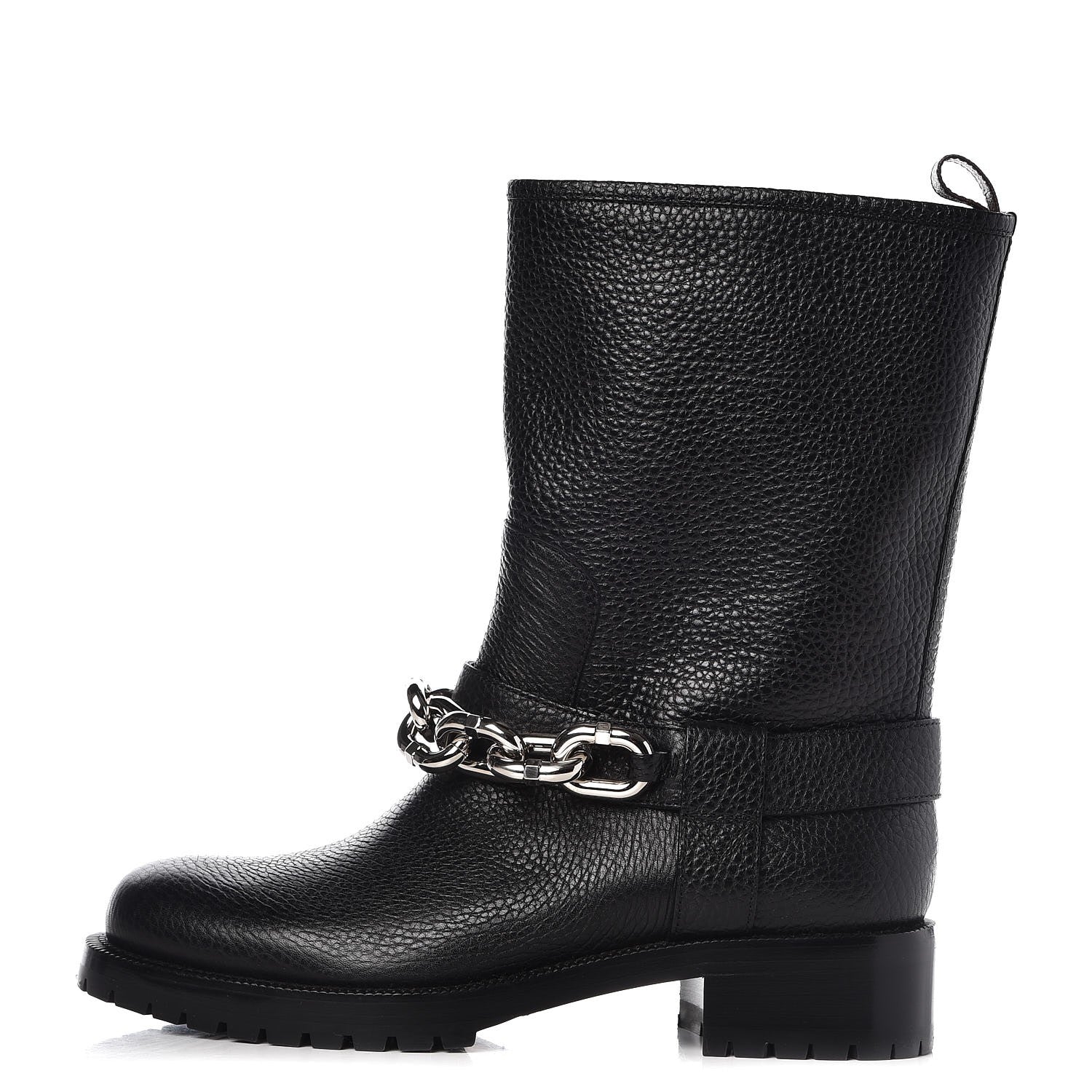 Louis Vuitton Calfskin Outlaw Flat Half Boots 39 Black 1 of 8