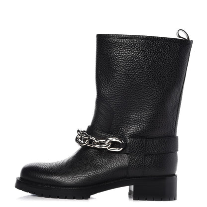 Louis Vuitton Calfskin Outlaw Flat Half Boots 39 Black 1 of 8