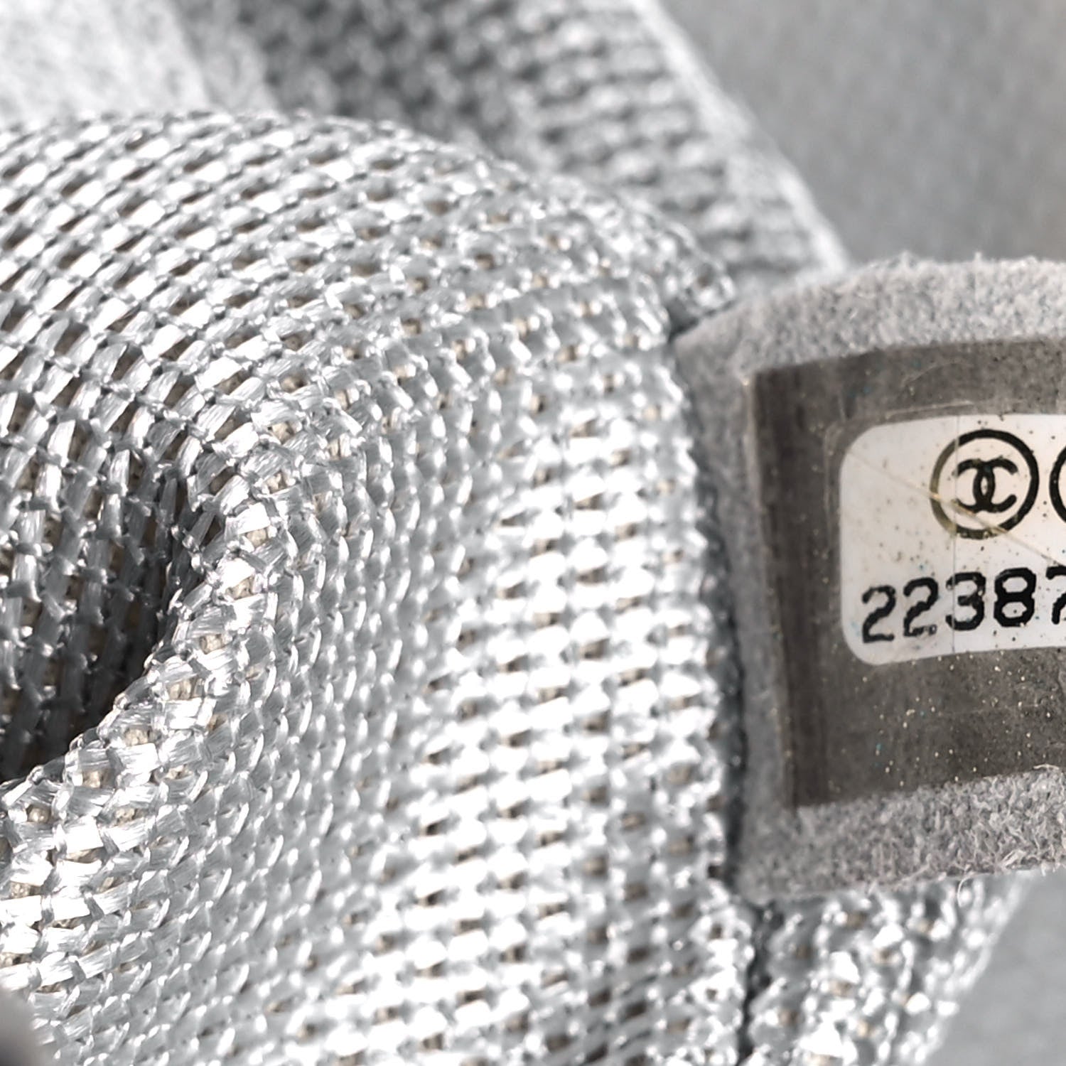 Chanel Metallic Calfskin Quilted XXL Travel Flap Bag Silver 7 of 14