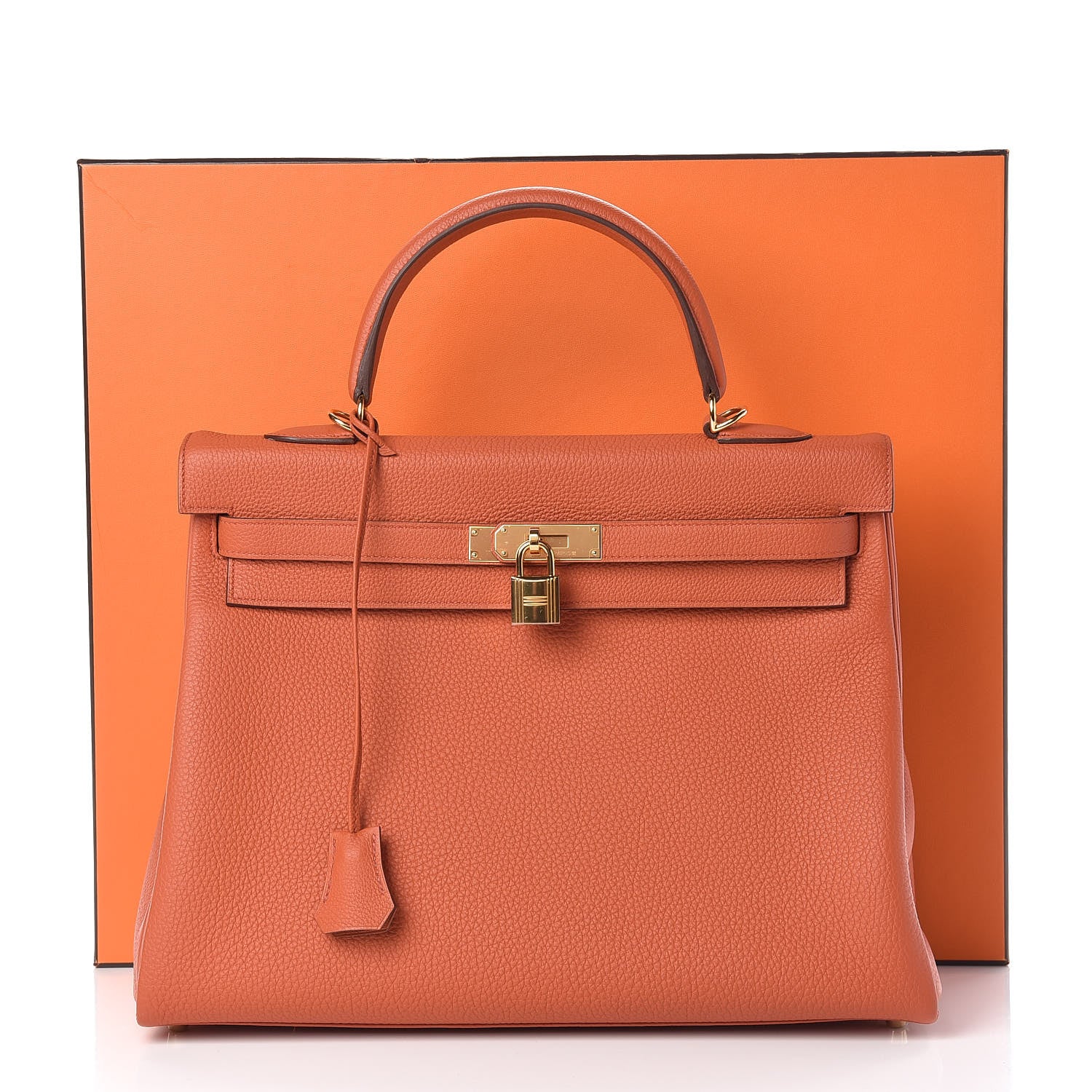 Hermes Togo Kelly Retourne 35 Terre Battue 40 of 40