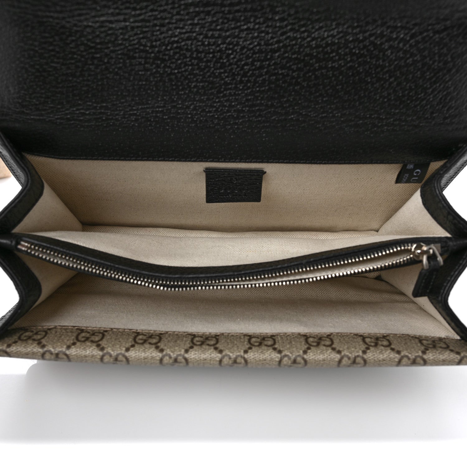 Gucci GG Supreme Monogram Equestrian Small Dionysus Shoulder Bag Beige Ebony Multicolor Black 5 of 9