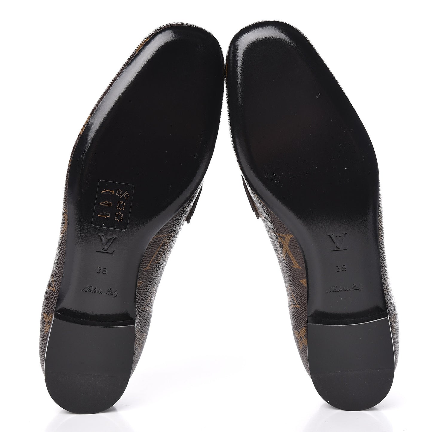 Monogram Upper Case Flat Loafer 38