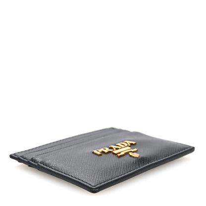 Prada Saffiano Metal Logo Card Case Black 4 of 6
