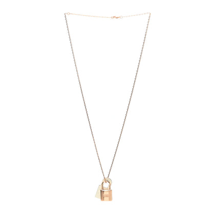 Hermes Swift Small O'Kelly Pendant Necklace White 3 of 8