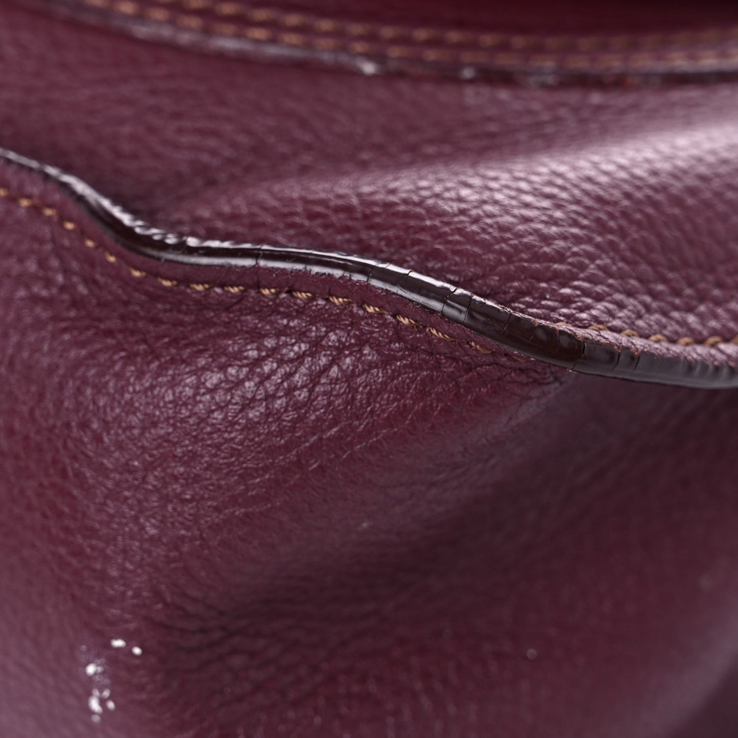 Calfskin Medium Marcie Satchel Dark Velvet