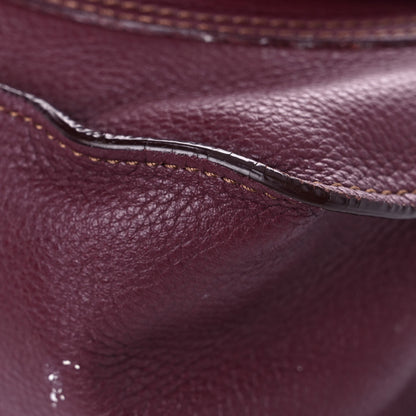 Chloe Calfskin Medium Marcie Satchel Dark Velvet 9 of 21