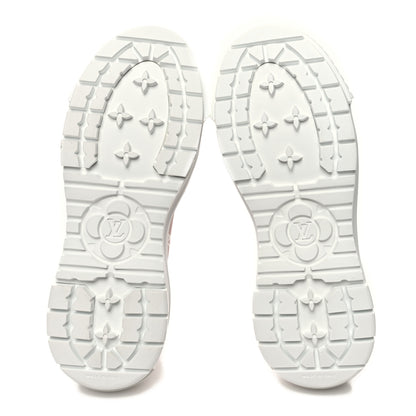 Louis Vuitton Denim Monogram Squad Sneakers 36 Pink 5 of 8