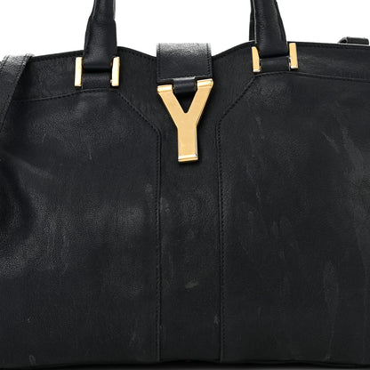 Saint Laurent Sheepskin Small Cabas ChYc Navy 7 of 15