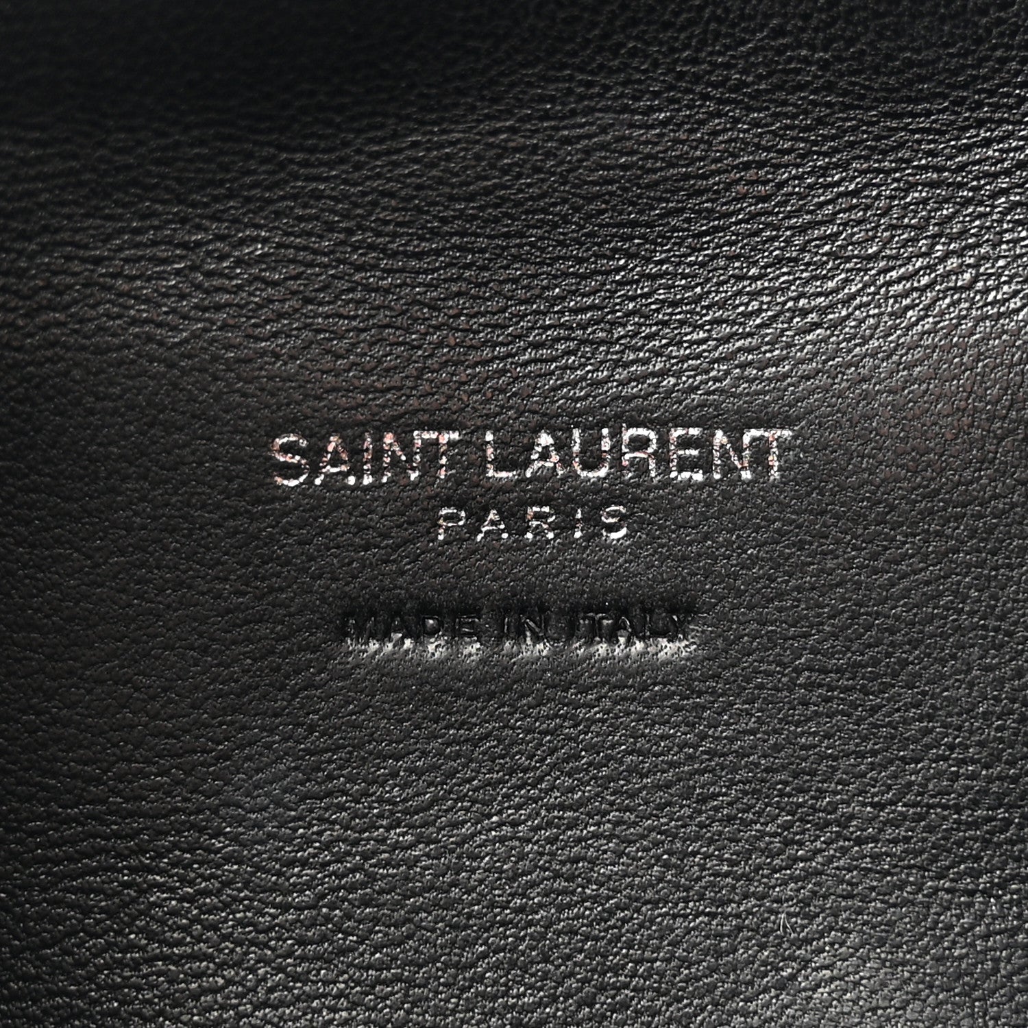 Saint Laurent Lambskin Monogram Loulou Puffer Pouch Clutch Black 6 of 8